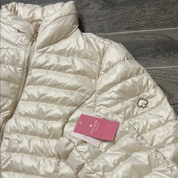 kate spade Jackets & Blazers - Kate Spade Cream Puffer Jacket